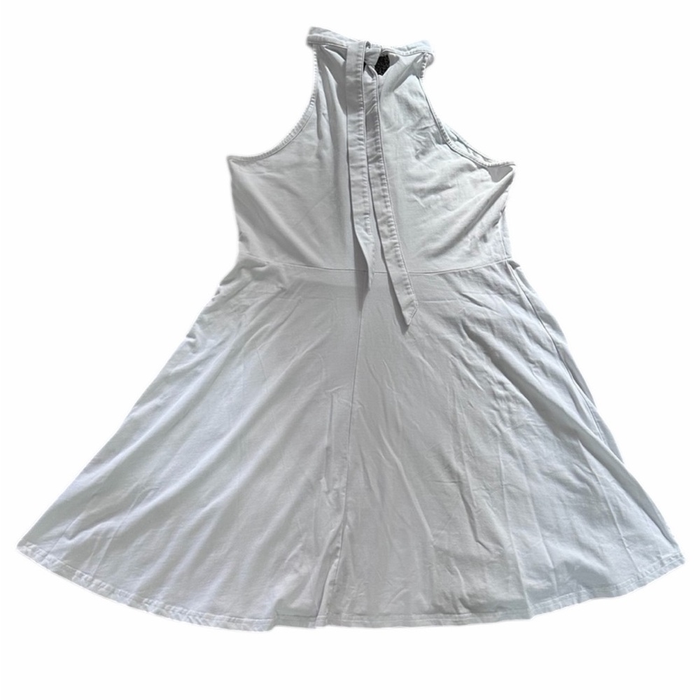 Ouges Woman’s White Halter Swing Dress - Size XL - PTP 18” - Picture 3 of 8
